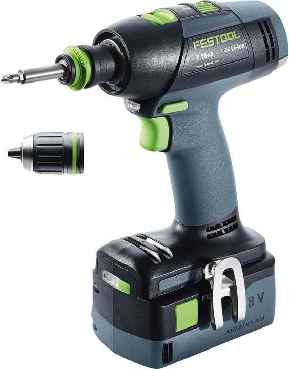 Actual product image Festool T 18+3 Li 5.2-Plus (Rechargeable battery operated)