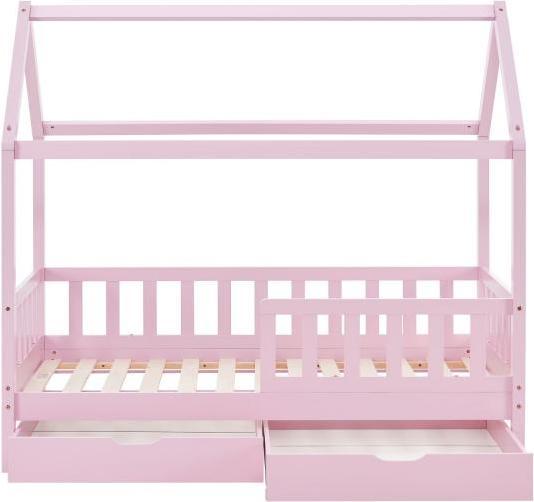 Actual product image Juskys Marli cot with bed base and slatted frame (80 x 160 cm)