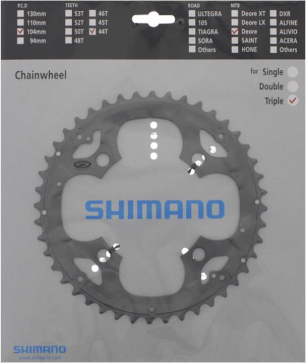 Actual product image Shimano Deore FC-M590 chainring for KSR 9-speed (44)