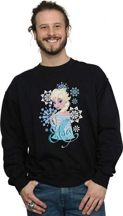 Immagine prodotto Disney Frozen Elsa Snowflakes Felpa Uomo (M)