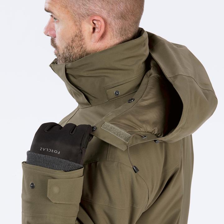 Produktbild Quechua Parka Winterjacke Herren warm bis -10 °C wasserdicht Winterwandern - SH500 blau (L)