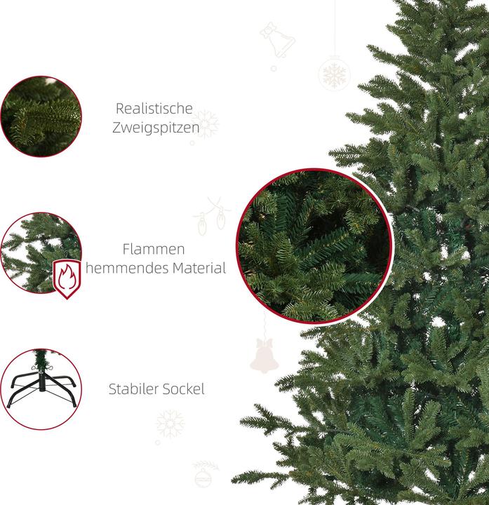 Produktbild Homcom Künstlicher Weihnachtsbaum (180 cm)