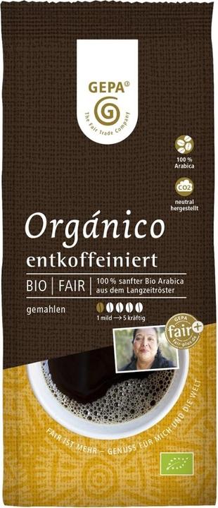 Image du produit GEPA Café Organico décaféiné,moulu (250 g)