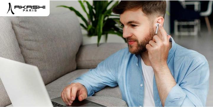 Produktbild Akashi Ecouteurs True Wireless Blancs (30 h, Kabellos)