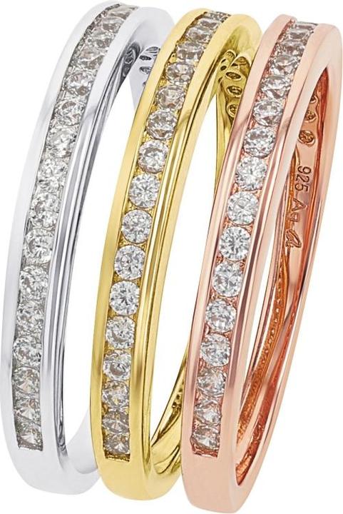 Immagine prodotto Amor Ringe für Damen, 925 Sterling Silber, Zirkonia synth. (60, 925 Argento)
