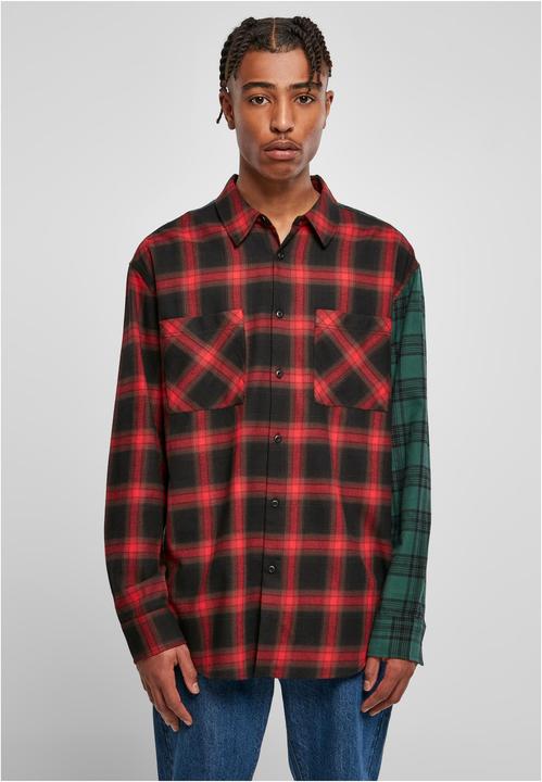 Produktbild Urban Classics Oversized Mix Check Shirt - 17008 (XL)