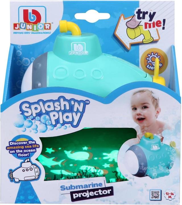 Actual product image BB Junior Splash'n Play submarine with lights