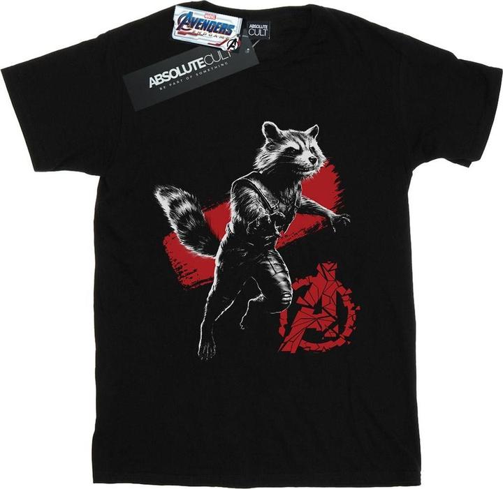 Produktbild Avengers Endgame Mono Rocket TShirt (4XL)