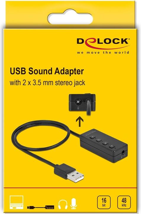 Produktbild Delock Soundkarte 16-Bit (USB 2.0)