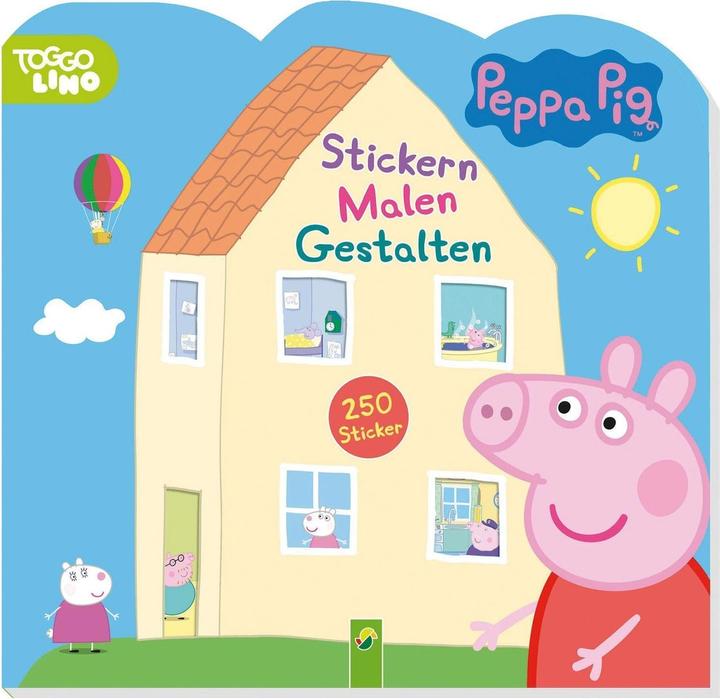 Peppa Wutz stickers painting design