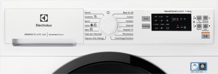 Produktbild Electrolux SensiCare 600 EW6S526B Frontlader-Waschmaschine 6 kg 1151 U/min Silber, Weiss (6 kg, Links)