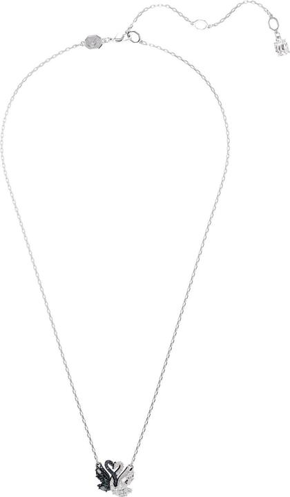 Actual product image Swarovski Swan Halskette Schwan Schwarz