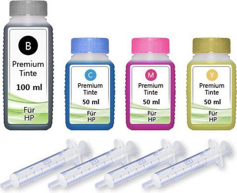 Produktbild Druckfuxx 250ml Nachfüll Tinte für HP 21 22 XL DESKJET F370 F375 F380 F2180 F222