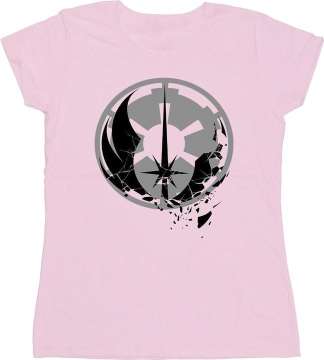 Produktbild Star Wars ObiWan Kenobi Fractured Logos TShirt (L)