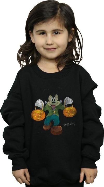 Actual product image Disney Girls Frankenstein Mickey Mouse Sweatshirt (116)