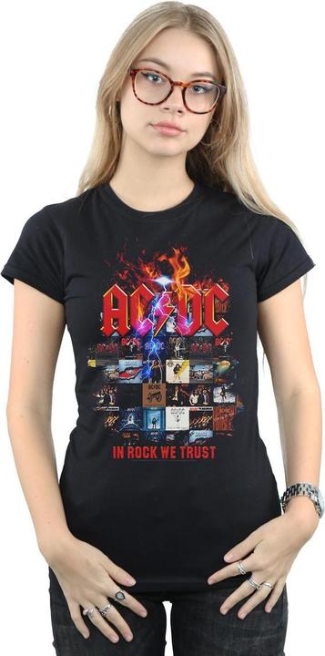 Image du produit AC/DC - T-shirt IN ROCK WE TRUST ALBUM COVER - Femme (XXL)