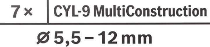 Produktbild Bosch Professional Zubehör Expert CYL-9 (5.5 mm, 10 mm, 6 mm, 5 mm, 8 mm, 7 mm)