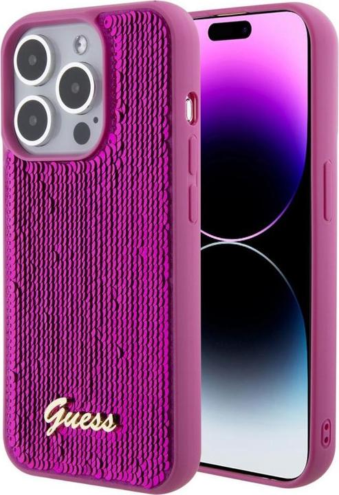 Image du produit Guess iPhone 15 Sequin Script Logo Case (Apple iPhone 15)
