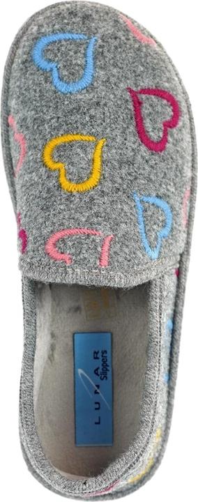 Actual product image Lunar Womens/Ladies Joyful Slippers (40)