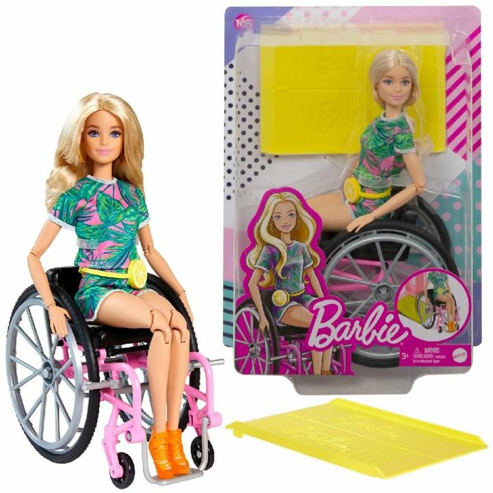 Image du produit Barbie fauteuil roulant (blonde) - Poupée Mannequin - Dès 3 ans