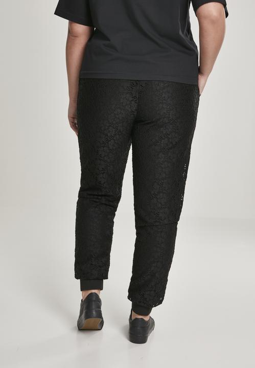 Immagine prodotto Urban Classics Pantaloni da jogging in maglia pizzo donna (XS)