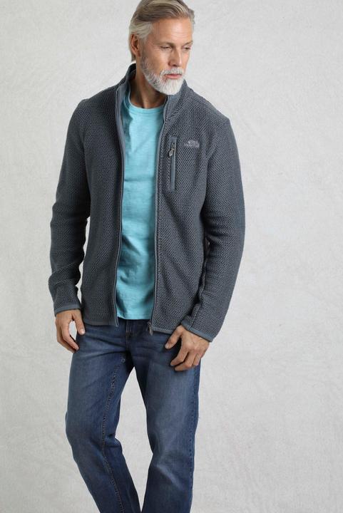 Actual product image Weird Fish Mens Transom Zip Macaroni Eco Friendly Jacket (S)
