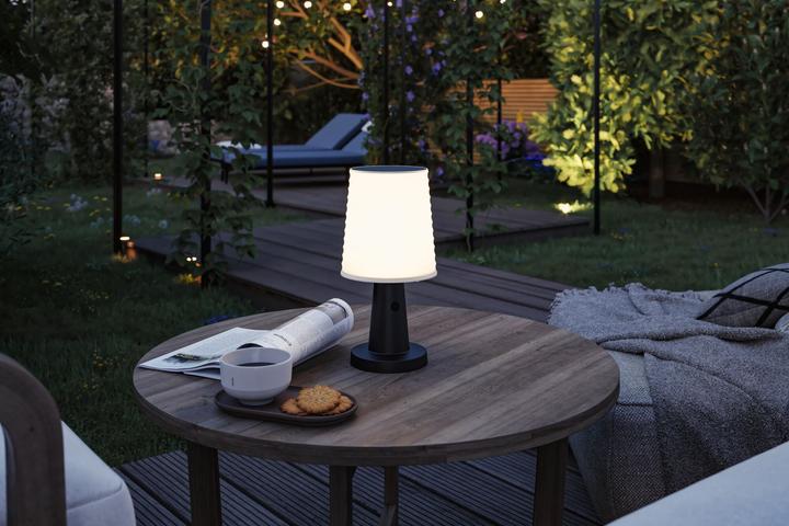 Image du produit Paulmann Lampe de table solaire Ilanga (320 lm, IP44)