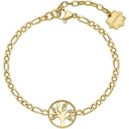 Brosway Gold-plated bracelet Tree of Life Chakra BHKB144 (316L stainless steel)