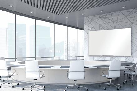 Actual product image Nobo Magnetic whiteboard Impression Pro 120 cm x 120 cm (200 x 100 cm)
