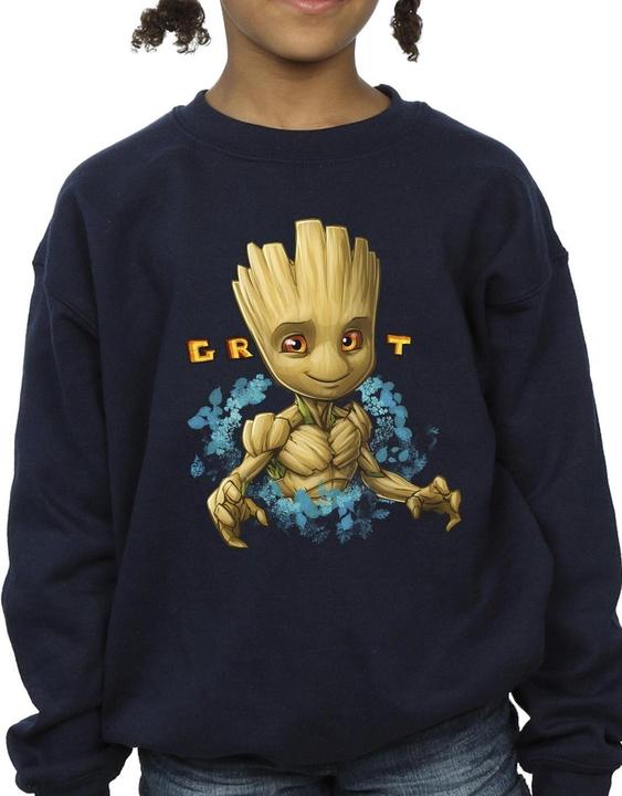 Produktbild Guardians of the Galaxy Groot Flowers Sweatshirt Mädchen (140, 146)