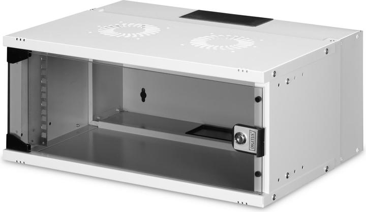Actual product image Digitus 19" 4U wall-mounted housing, SOHO PRO 237 x 540 x 400 mm, grey (4 RU, 19 inch rack)