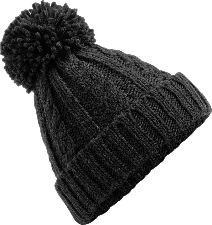 Image du produit Beechfield Bonnet à pompon Unsiex avec motif torsadé Adultes (Taille unique)
