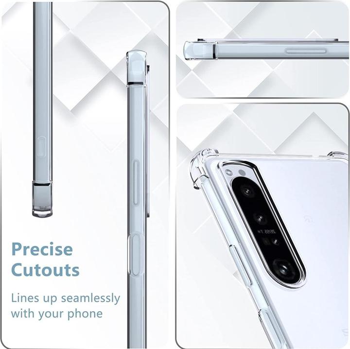 Actual product image Screenguard Crystal Soft Airbag Bumper (Sony Xperia 1 IV)