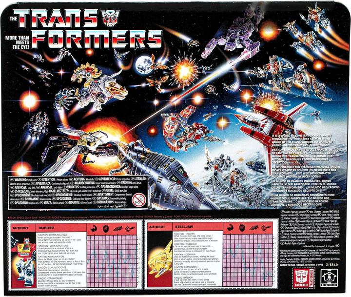 Produktbild Transformers Autobot Blaster & Steeljaw