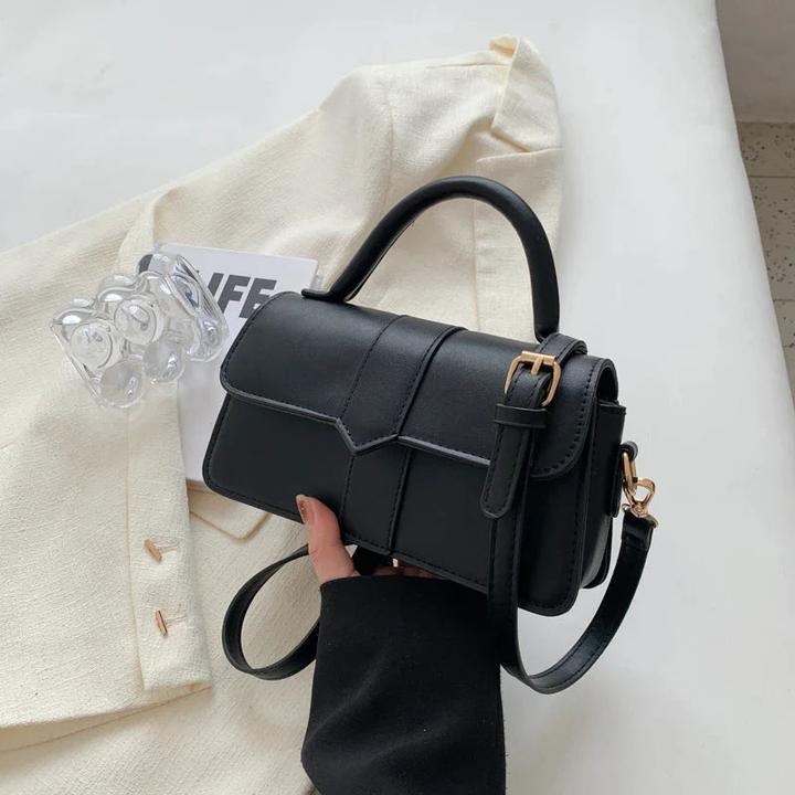 Actual product image Only-Bags.Store Pu Leather Shoulder Bag Handbag - Crossbody Bags Vintage Underarm Bag Square Satchel