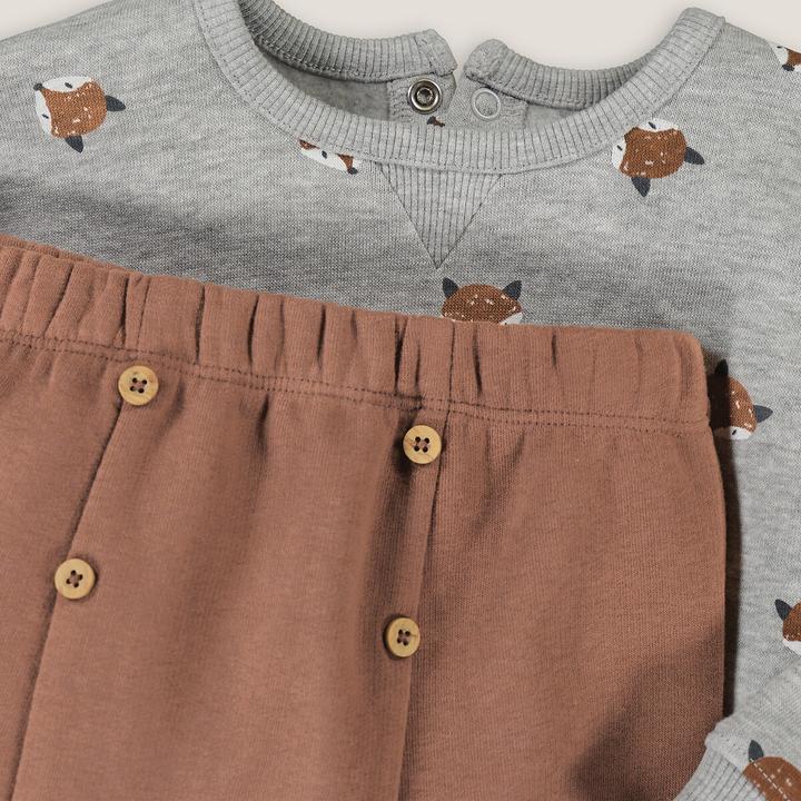 Produktbild La Redoute Collections 2-teiliges Set aus Sweatshirt und Sweatpants (50)