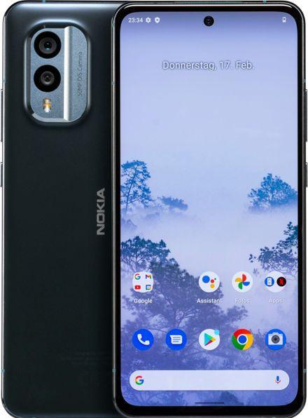 Actual product image Nokia X30 (128 GB, Cloudy Blue, 6.43", Hybrid Dual SIM + eSIM, 50 Mpx, 5G)