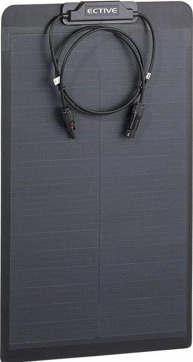 Produktbild Ective Schindel Solarmodul Flexibel 12V 30W flexibles Solarpanel Schindeltechnik (30 W, 0.90 kg)