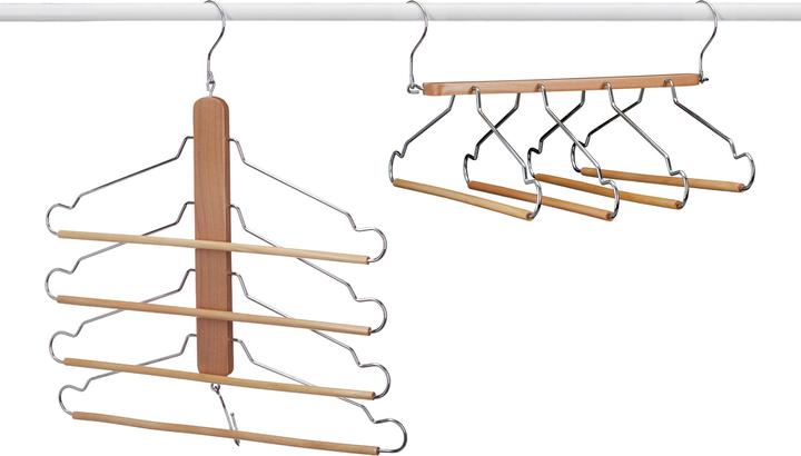 Actual product image Relaxdays Multi Clothes Hangers (2 x)