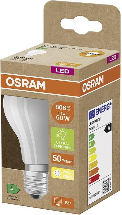 Immagine prodotto Osram Filamento Led Classic A (E27, 4 W, 840 lm, 1 x, A)