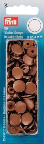 Actual product image Prym Seamless press studs colour snaps round 12.4mm gold