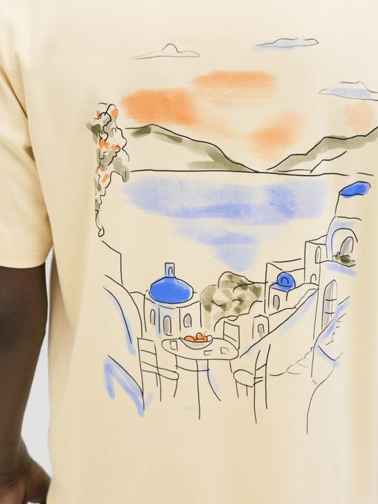 Actual product image Jack & Jones Gedruckt Rundhalsausschnitt T-shirt T-shirt (XL)