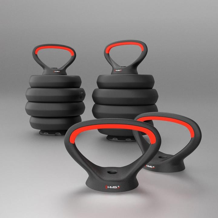 Produktbild HMS 6IN1 GEWICHTSSATZ SGN1340 (LANGHANTEL KURZHANTEL UND KETTLEBELL) 40KG (1 x 4 kg)