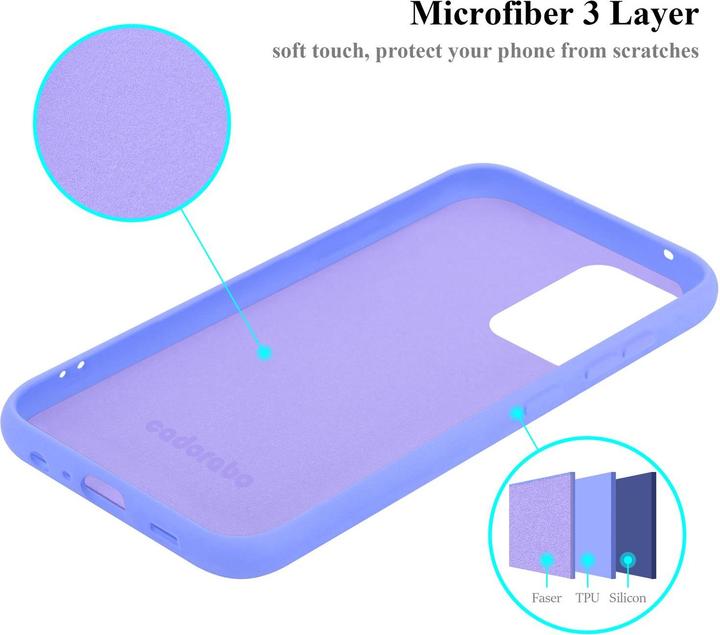 Actual product image Cadorabo TPU Liquid Silicone Case Cover (Samsung Galaxy A52 5G)