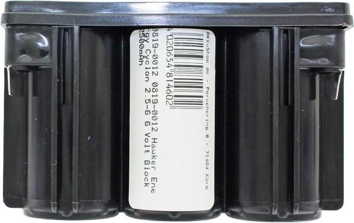 Produktbild Hawker Energy Akku 0819-0012 Cyclon 2.5-6 0819-1006 (6 V, 2.50 Ah)