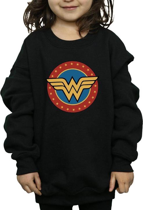 Immagine prodotto Wonder Woman Circle Logo Felpa Ragazze (128)