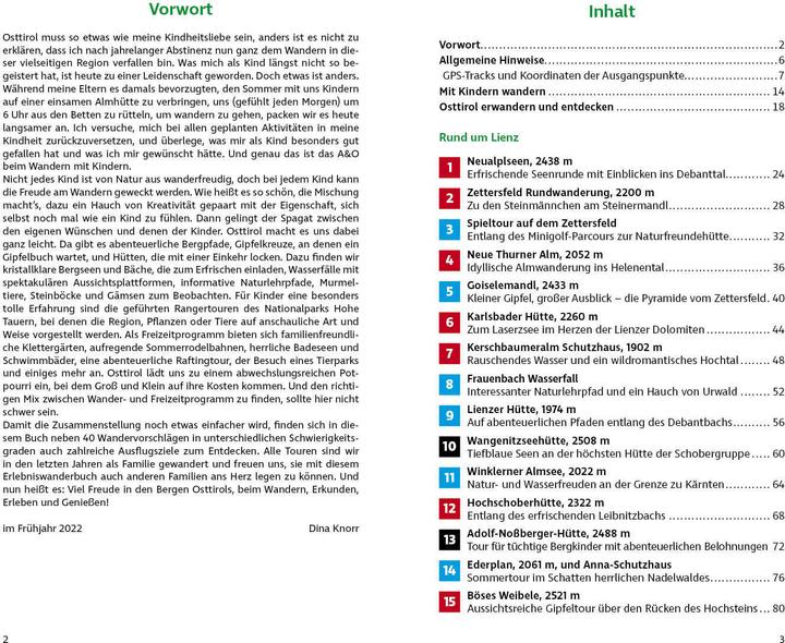 Image du produit Knorr:Erlebn Wandern m.Kindern Osttirol (Allemand, Dina Knorr, 2022)