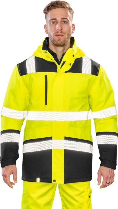 Actual product image Result Mens Printable Safety Soft Shell Jacket (XL)