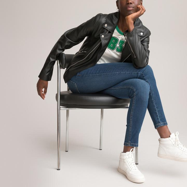 Produktbild La Redoute Collections Bikerjacke aus Kunstleder (46)