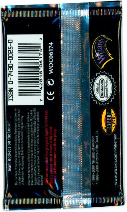 Actual product image Pokémon Team Rocket Sealde Booster (English, Booster Pack)